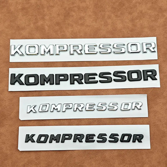 3D 'Kompressor' Logo Emblem/badge Decoration