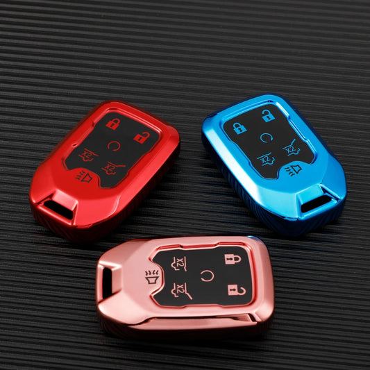 Chevrolet Suburban/Tahoe 2015-2020 | GMC Yukon/XL 2015-2020 6 Button Key Fob Decorative Case/Cover