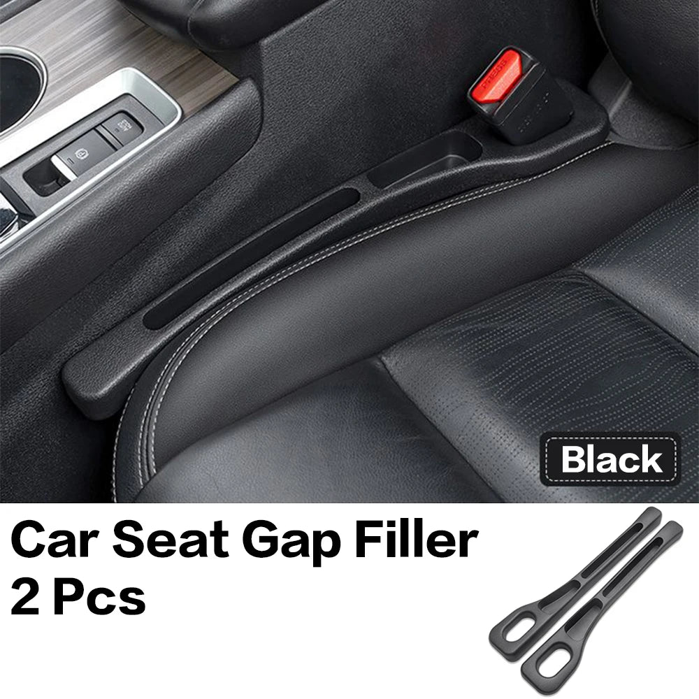 2X Car Seat Gap Filler between Seats Crevice Decoration Interior Accessories for Cadillac XT5 XT4 CT6 CTS CTS-V ATS CT5 ELR XT6