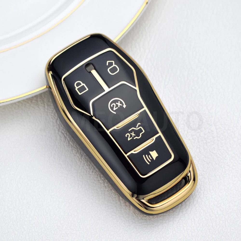 1PC 5 Buttons Ford Decorative Key Fob Case/Cover