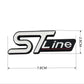 3D Car Front Grill Trunk Metal Logo ST Line Emblem Self-Sticker for Ford Max Focus Fiesta ST Line