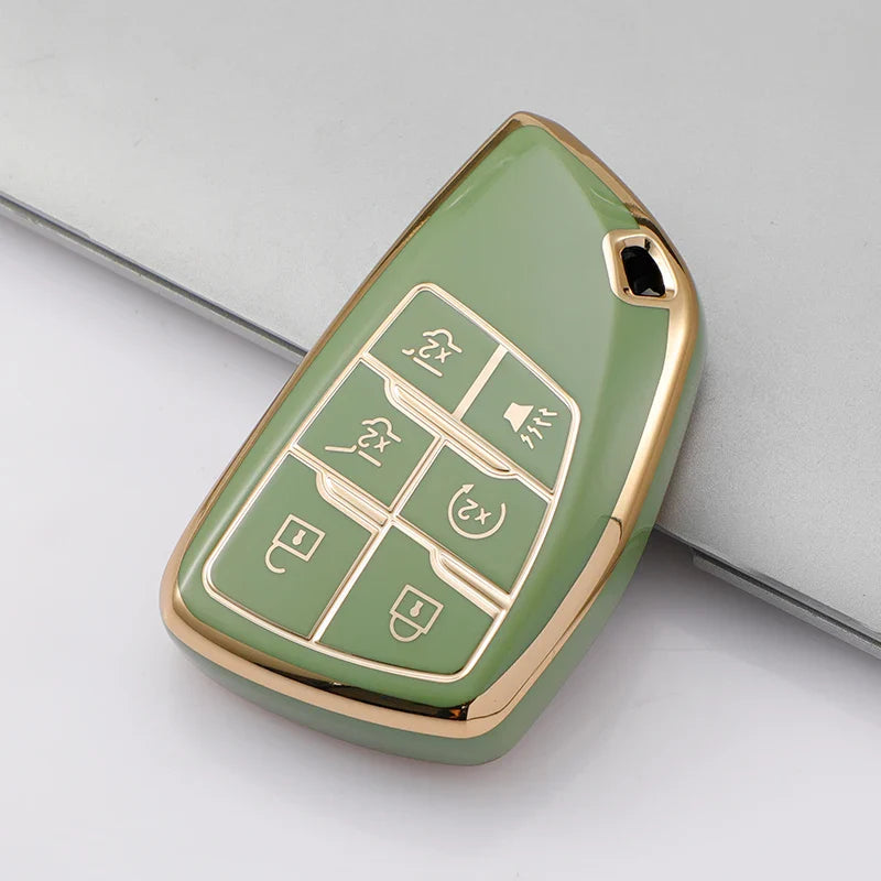 5/6 Button Key Fob Cover For Chevrolet + Buick + GMC