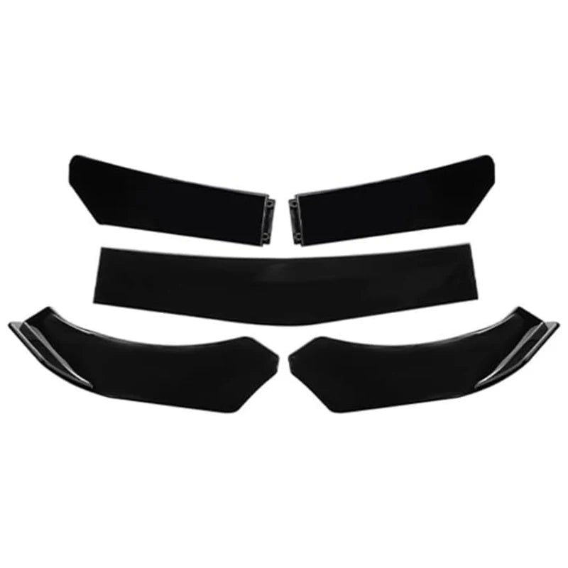 5PCS Adjustable ABS Front Universal Bumper Separator Body Kit Duck Lip Splitter for Volkswagen for BMW for Audi for Honda