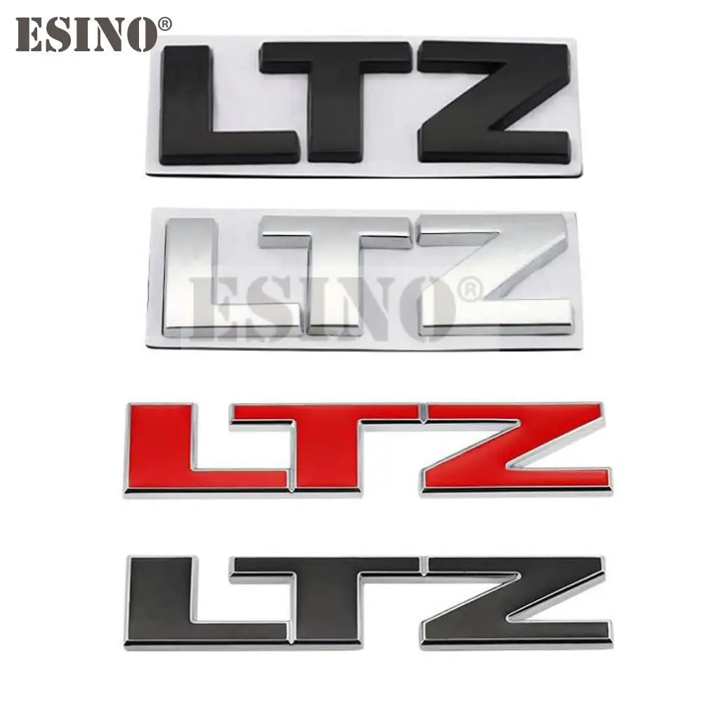 Car Styling 3D LTZ Metal Zinc Alloy Car Sticker Badge Body Rear Trunk Adhesive Decal Emblem for Chevrolet Silverado Cruze Spark