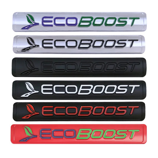 3D Metal 'Ecoboost' Logo Emblem/Badge Decoration