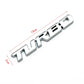 3D Metal 'Turbo' Emblem/Badge Decoration