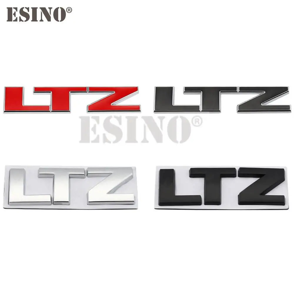 Car Styling 3D LTZ Metal Zinc Alloy Car Sticker Badge Body Rear Trunk Adhesive Decal Emblem for Chevrolet Silverado Cruze Spark