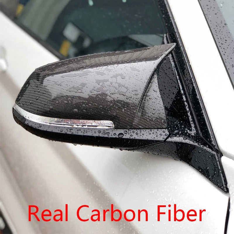 For BMW 1 2 3 4 I3 X1 Series F20 F30 F31 F32 F36 320I 328I 330D 335I M3 Look Replacement Style Real Carbon Fiber Mirror Cover