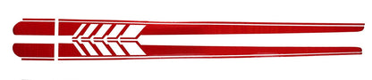 2PCS  220Cm*12Cm Racing Side Skirt Decal Stickers