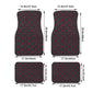 Limited Time! 4PCS Universal Leather Diamond Stitched Floor Matts