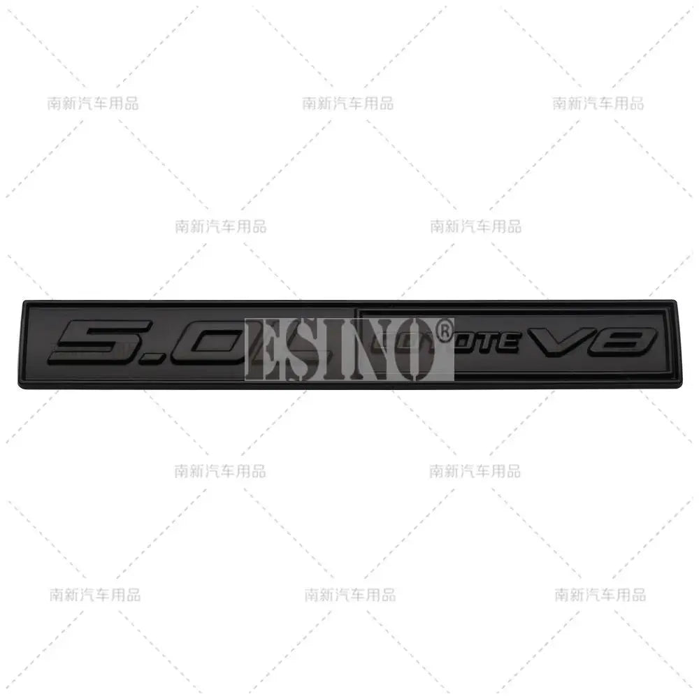 Car Styling Coyote 5.0L Coyote V8 3D Metal Zinc Alloy Car Badge Body Rear Trunk Adhesive Emblem for Ford Mustang Shelby V8