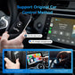 2In1 Wired to Wireless Carplay Android Auto Adapter for OEM Car Stereo with USB Plug and Play