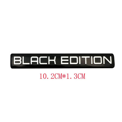 3D 'Black' and 'Limited' Edition Badges/Decals