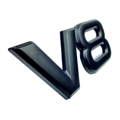 3D Metal 'V8' Emblem/Badge Decoration