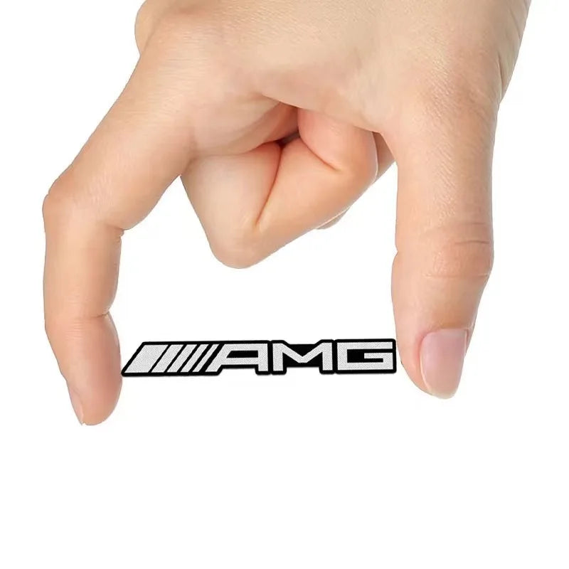 4/10Pcs Decorative Aluminum Mercedes Badge/Emblem Sticker 