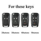 TPU Car Key Case for Chevy Cruze, Malibu, Camaro, Equinox, Aveo, Impala, Sonic