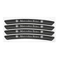 4Pcs Mercedes Stylish Aluminum Wheel Emblem/Stickers