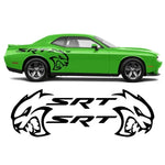 SRT Hellcat Body Panel Adhesive Decal (2 Piece) Set Both Sides