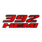 3D Metal Car Stickers 345 392 HEMI Emblem for Dodge Charger Ram 1500 Journey Caliber Nitro Caravan Avenger Dart Challenger
