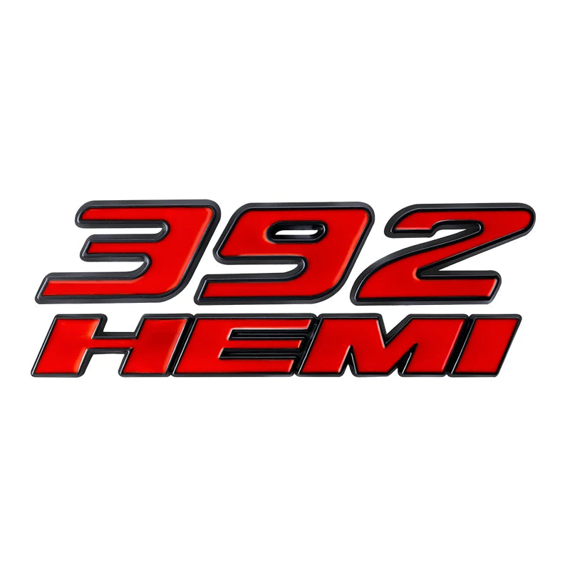 3D Metal Car Stickers 345 392 HEMI Emblem for Dodge Charger Ram 1500 Journey Caliber Nitro Caravan Avenger Dart Challenger