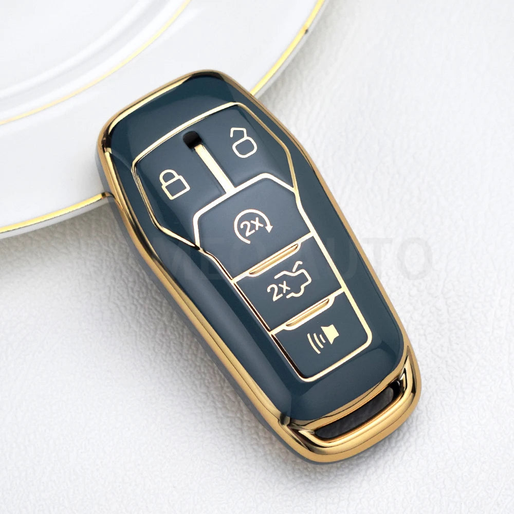1PC 5 Buttons Ford Decorative Key Fob Case/Cover