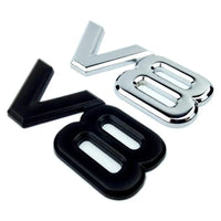 3D Metal 'V8' Emblem/Badge Decoration