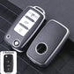 Leather 3-Button Key Fob Cover Case for VW Volkswagen Models