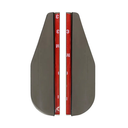 2PCS Side Rear View Mirrors Carbon Fiber Eye Brows (Set)