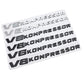 1PCS 'V6/V8 Kompressor' Logo Emblem/Badge 