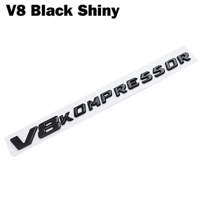 1PCS 'V6/V8 Kompressor' Logo Emblem/Badge