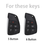 5/6 Button Key Fob Cover For Chevrolet + Buick + GMC