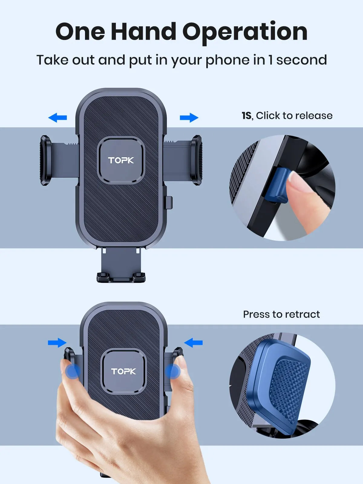 Gravity Stand Phone Holder Stand 