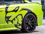 SRT Hellcat Body Panel Adhesive Decal (2 Piece) Set Both Sides