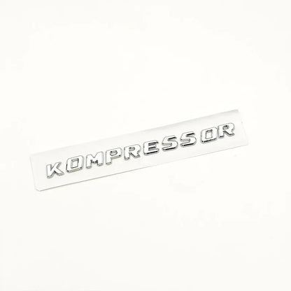 3D 'Kompressor' Logo Emblem/badge Decoration