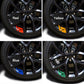 6PCS ST Line Wheel Sticker/Decals