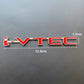 1PC 3D Metal IVTEC Adhesive Badge/Emblem