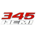 3D Metal Car Stickers 345 392 HEMI Emblem for Dodge Charger Ram 1500 Journey Caliber Nitro Caravan Avenger Dart Challenger