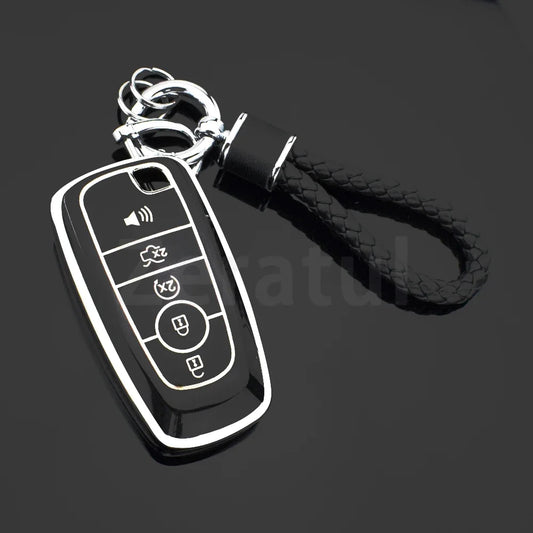 3/4/5 Buttons Remote Key Fob Case for Ford Fusion Edge Mustang Explorer Ecosport Expedition