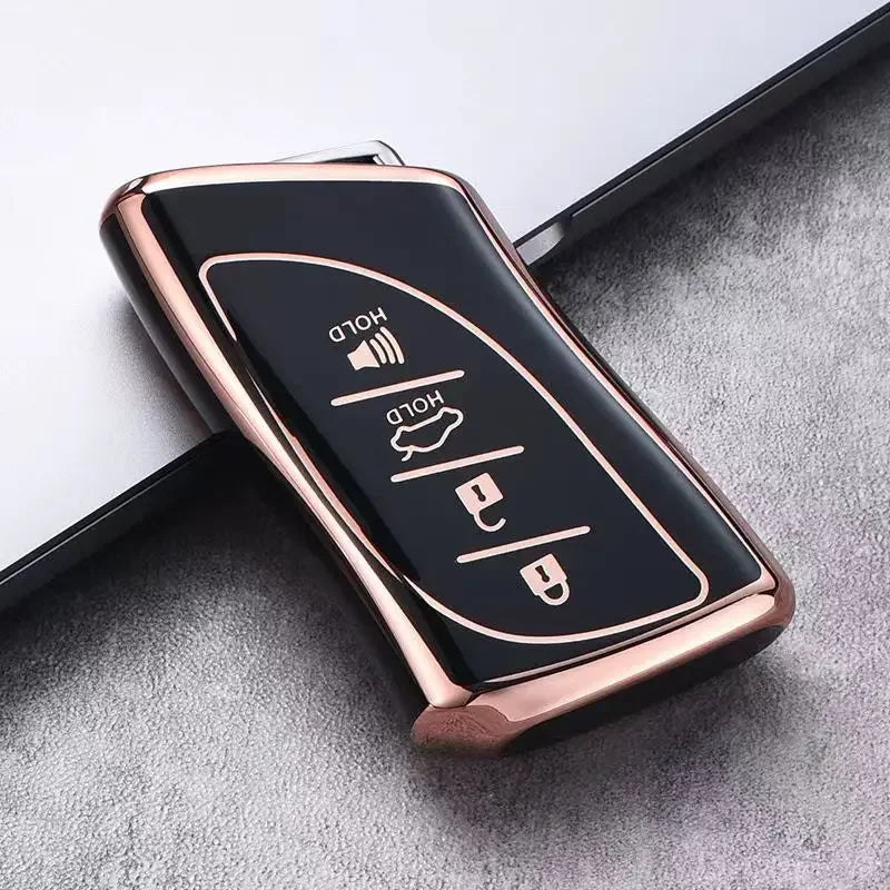 3 4 Buttons TPU Car Key Case Cover Fob for Lexus UX ES UX200 Ux250H ES200 Es300H ES350 US200 Us260H Protector