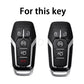 1PC 5 Buttons Ford Decorative Key Fob Case/Cover