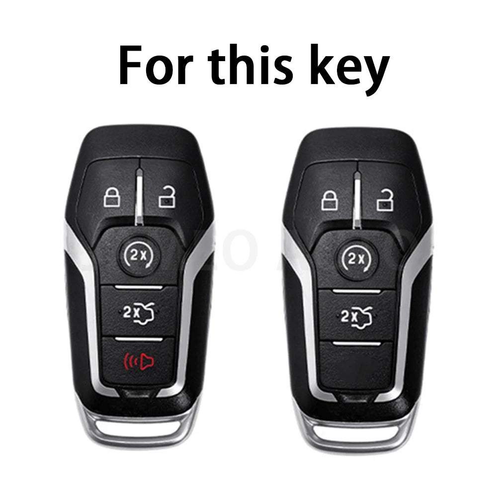 1PC 5 Buttons Ford Decorative Key Fob Case/Cover