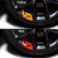 6PCS ST Line Wheel Sticker/Decals