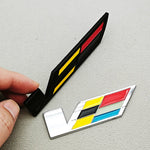 Metal Cadillac V Adhesive Vehicle Badge/Emblem
