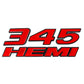 3D Metal Car Stickers 345 392 HEMI Emblem for Dodge Charger Ram 1500 Journey Caliber Nitro Caravan Avenger Dart Challenger