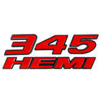 3D Metal Car Stickers 345 392 HEMI Emblem for Dodge Charger Ram 1500 Journey Caliber Nitro Caravan Avenger Dart Challenger
