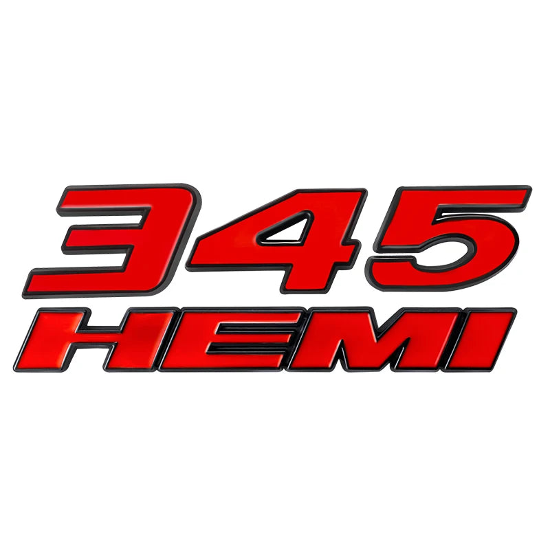 3D Metal Car Stickers 345 392 HEMI Emblem for Dodge Charger Ram 1500 Journey Caliber Nitro Caravan Avenger Dart Challenger