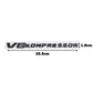 1PCS 'V6/V8 Kompressor' Logo Emblem/Badge 