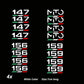 4PCS Italian Themed Exterior Stickers/Decals