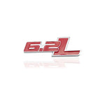 Metal 6.2 Adhesive Vehicle Badge/Emblem