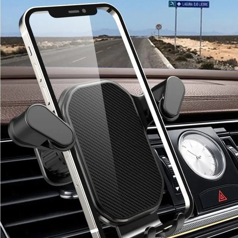 Car Phone Holder with Ventilation Hook for 360 Degree Rotation | Supports All Phones